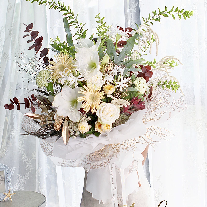 5 шелковых коралловых мембран водонепроницаемая подарочная упаковка бумажный