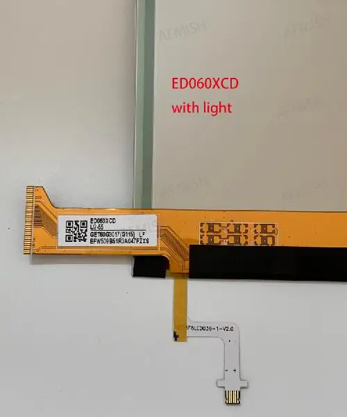 ED060XCD eink ЖК-экран с подсветкой без сенсорного экрана для чтения электронных книг