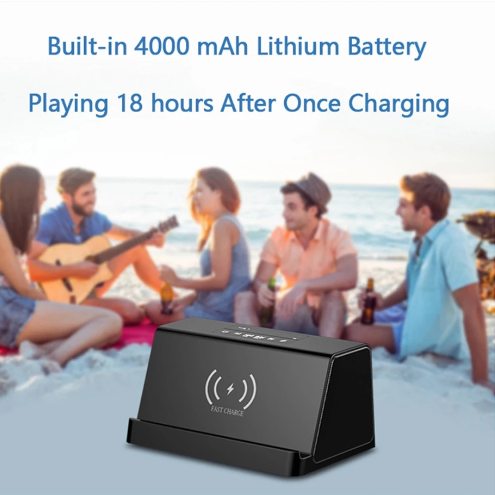 Многофункциональный Bluetooth-динамик Портативная Беспроводная подставка для