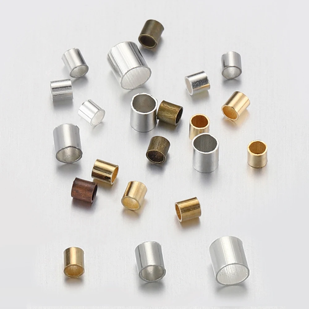 Обжимные концевые бусины для ювелирных изделий 500/1 5/2 0 мм 2 5 шт. - купить по