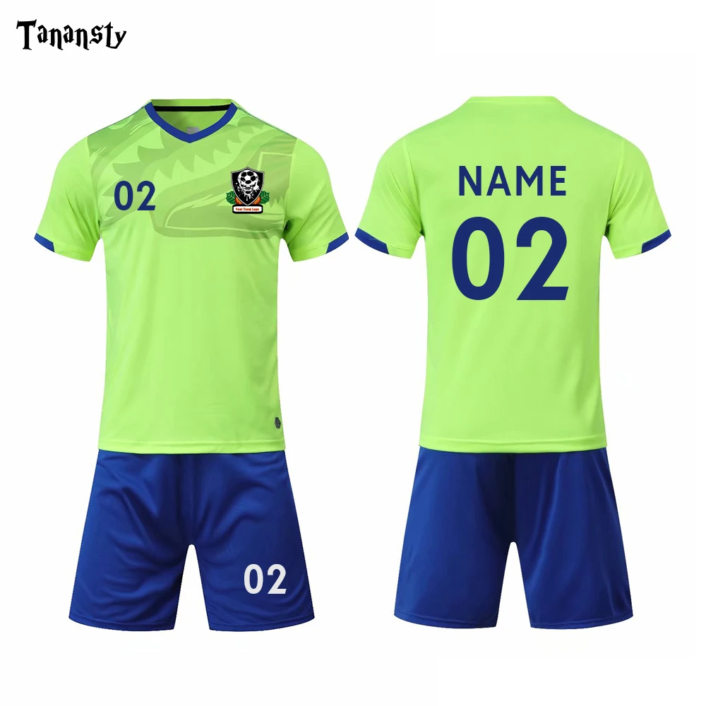 Мужской футбольный костюм для взрослых футбольные майки комплекты мужчин
