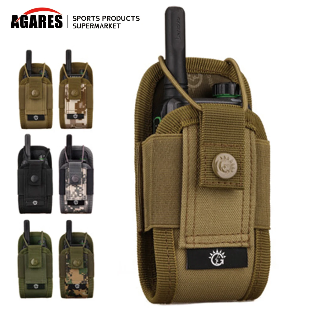 Военный страйкбол тактический Молл Радио мешок Walkie Talkie Wasit Сумка Охота Mag пакеты-8
