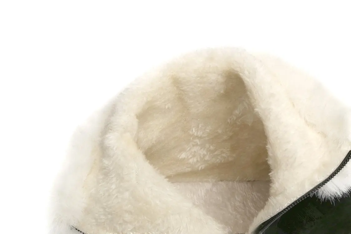 Зимние сапоги женские теплые шерстяные ботильоны на меху замшевые черные