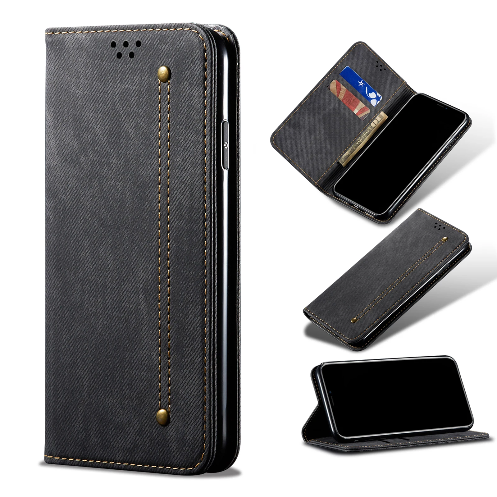 

For OnePlus 8 8T 7T Pro Wallet Case Leather Flip Case For OnePlus Nord Case Luxury Cover Protective Shell For OnePlus N100 N10