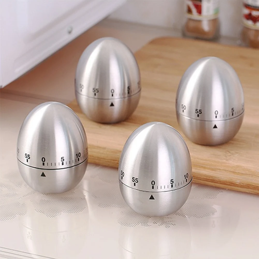 Кухонный таймер ручная Механическая вращающаяся сигнализация в форме яйца из