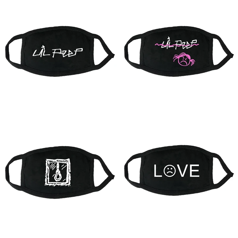 Новые наружные маски Lil Peep реквизит для косплея Мультяшные дышащие аксессуары