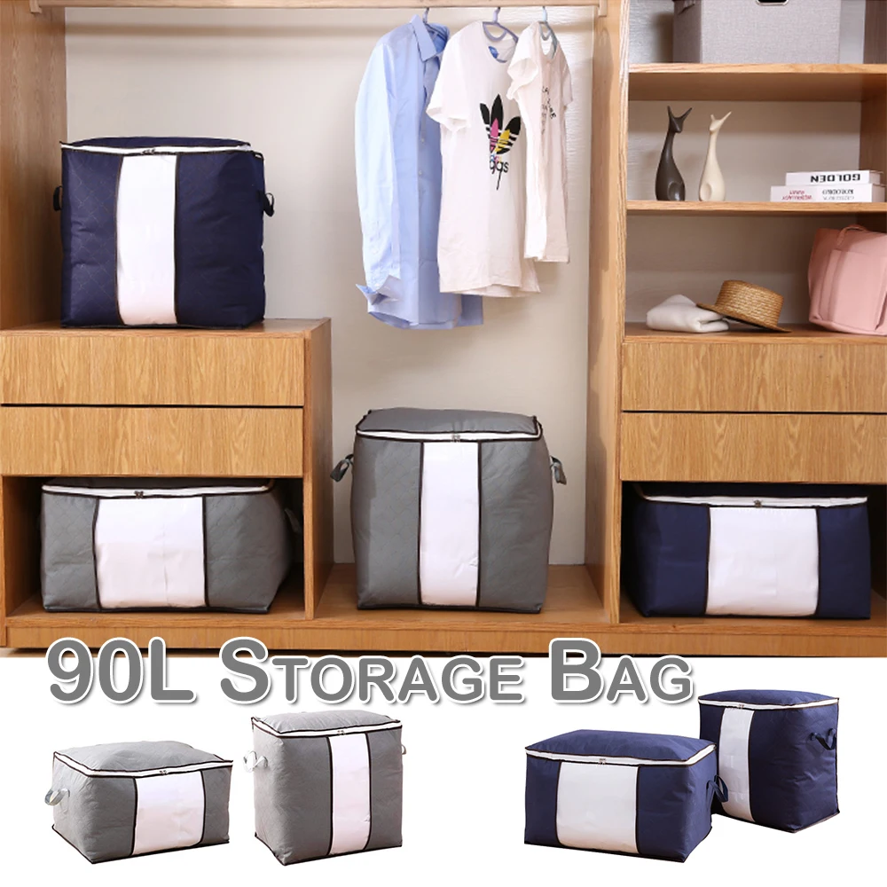1/5/10 шт стеганая сумка для хранения складной шкаф организатор одежда постельные