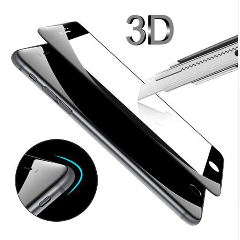 9D полное покрытие закаленное стекло для iPhone 7 8 6 6s Plus SE 2020 Защитная пленка защита