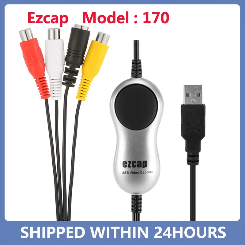 Ezcap USB 2 0 видео Захват hd конвертер рекордер DVD VHS адаптер DVR Easycap Видео Аудио в