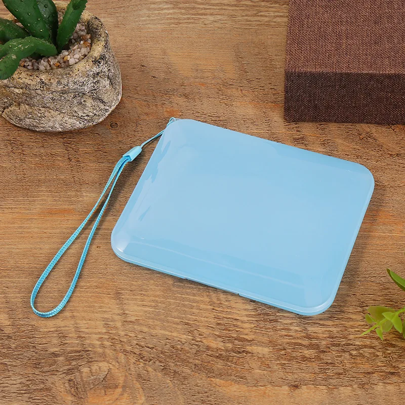

New multicolor mask storage box Portable student mask storage case Save masks box Dust-proof Mask container home organizer