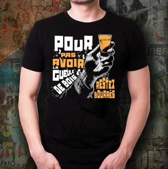 

Hobbies T Shirt La Gueule De Bois Personalised Hobbies T Shirt.beer T Shirt Round Neck T-shirts Are Suitable for Men and Women