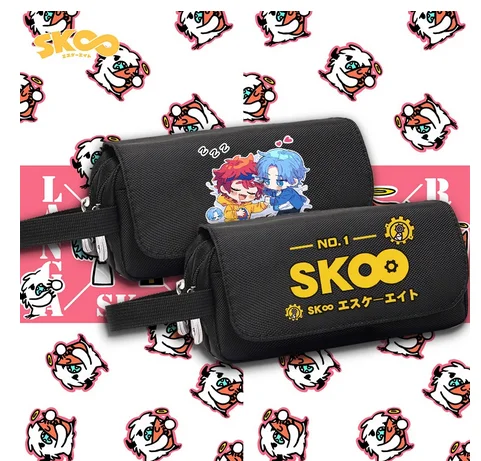 

Anime SK8 the Infinity SK EIGHT LANGA MIYA Fashion Pen Bag Stationery Student High Capacity Pencil Case Storage Bag Cosplay Gift