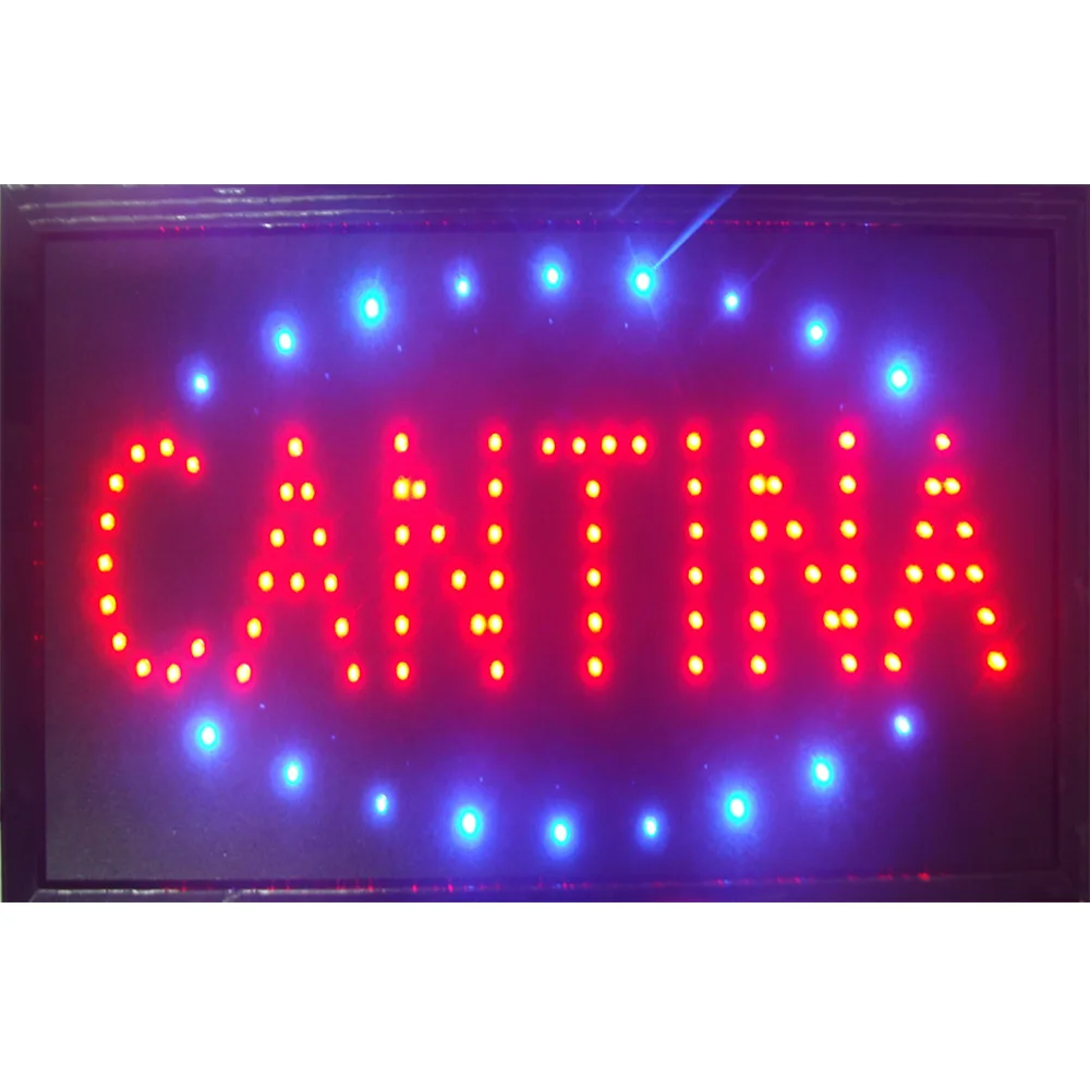 

CHENXI Ultra Bright LED Neon Light Animated Neon Cantina Sign led Cantina sign billboard indoor size 10*19 inch
