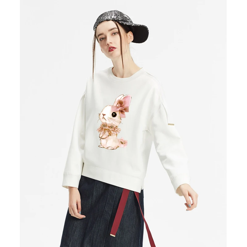 Prajna нашивки с изображением кролика термоклейкие переводки героев мультфильмов