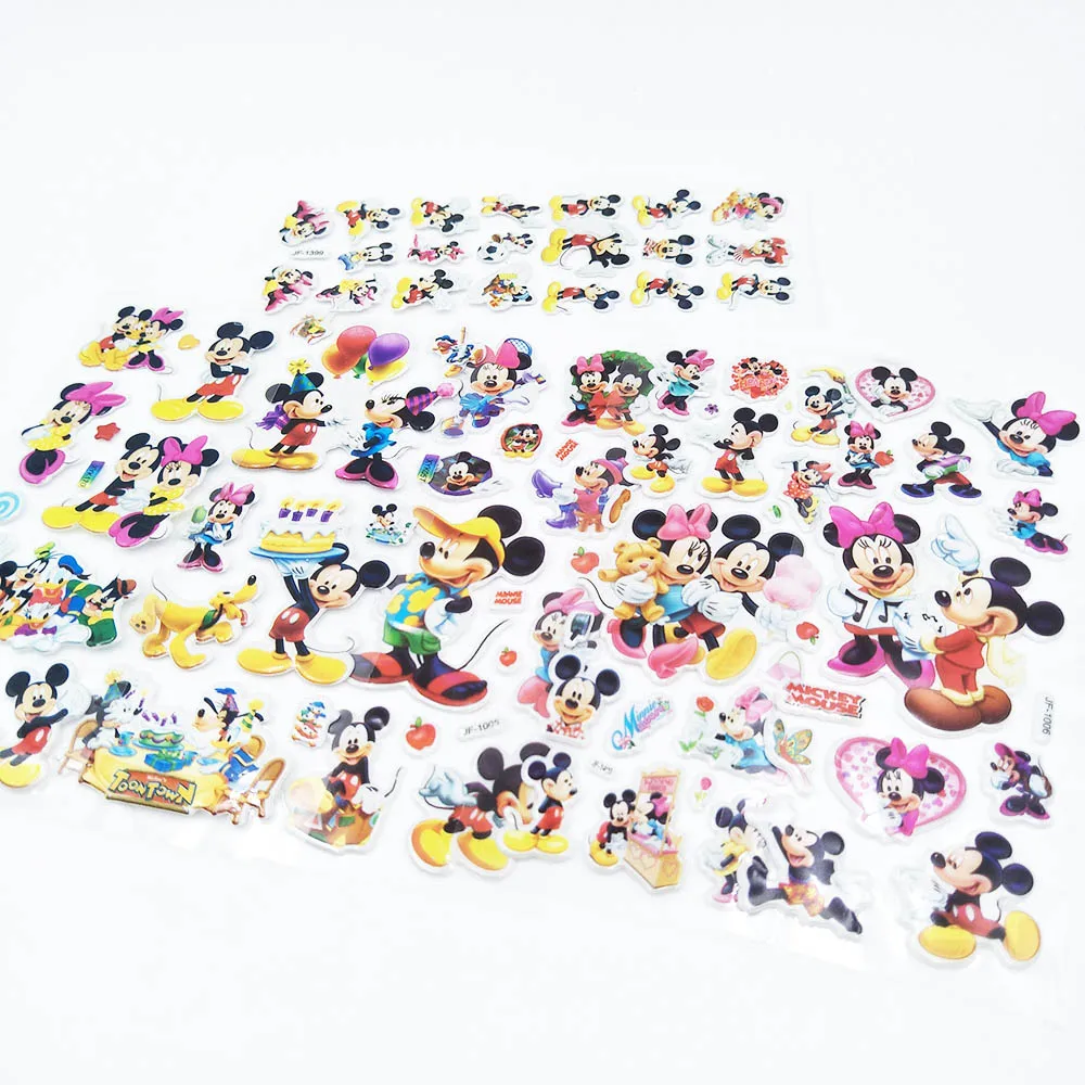Микки Маус 6 шт. мультяшная наклейка детский подарок на день рождения игрушка
