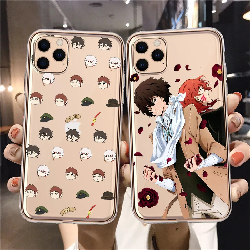 Японское аниме bungou бродячие собаки дазай Осаму чехол для телефона iPhone 12 11 Pro Max 8 7 6