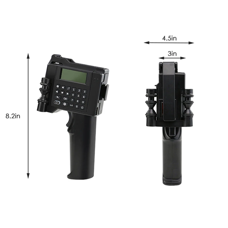 

Portable Handheld Printer With Quick-drying Ink Cartridge Printer For Label/date/time/barcode/QR Code/logo