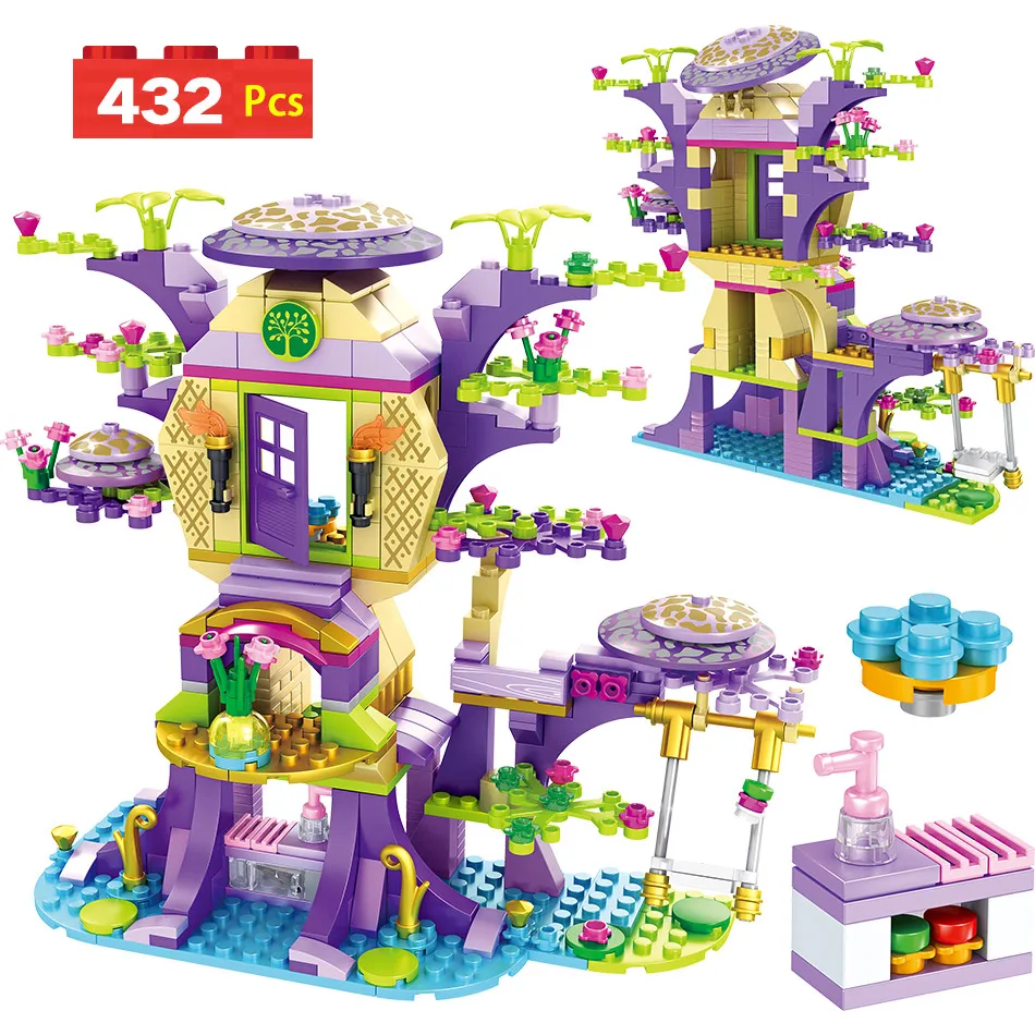 Dream Girls Friends серия совместимых Technic Dream Tree House красивые блоки мини-фигурки, кирпичи, игрушки для детей