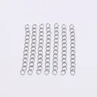 Цепочка-удлинитель из нержавеющей стали для изготовления ювелирных изделий, 50 шт.лот, 50 мм, 70 мм