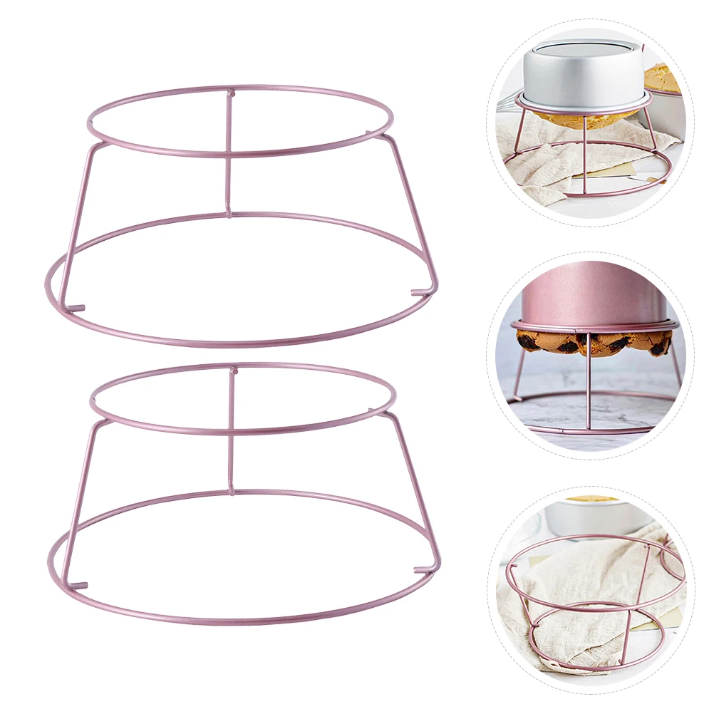 

2Pcs Bread Cooling Rack Non Stick Cooking Stand Storage Holder Baking Supplies