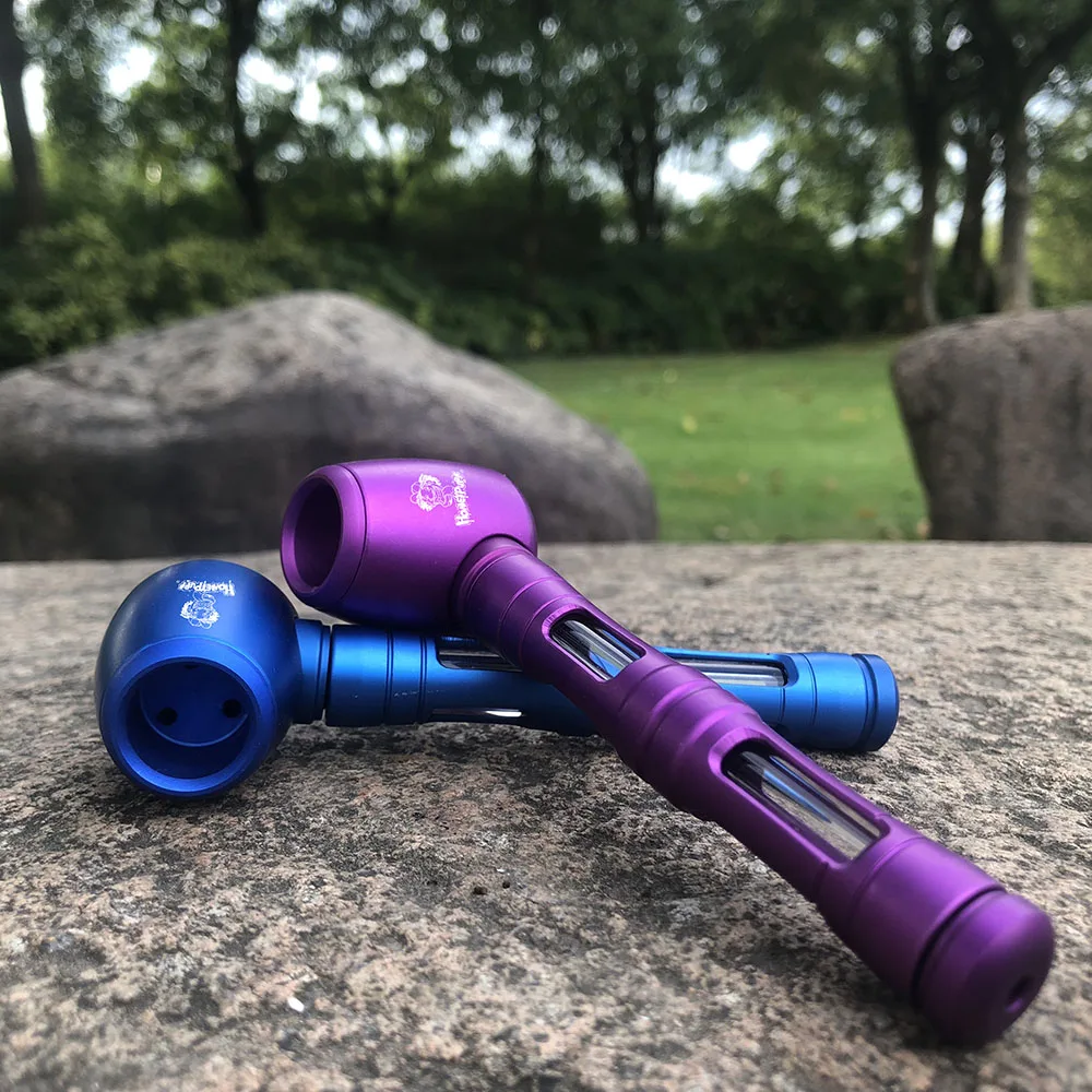 Курительные трубки COURNOT mercal со стеклянной ручкой 124 мм Съемные Металлические