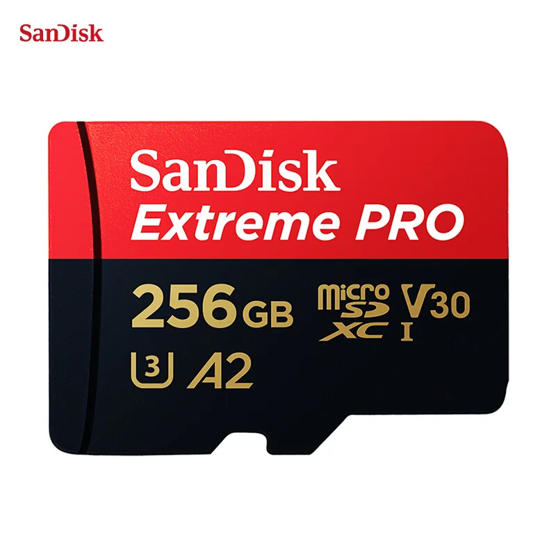 Sandisk Extreme Pro Micro SD карта 256 ГБ 128 32 64 Гб microsd U3 4K памяти TF | Компьютеры и офис