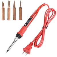 qhtitec jcd 909 908s electric soldering iron kit adjustable temperature portable soldering pen welding pencil welding equipment
