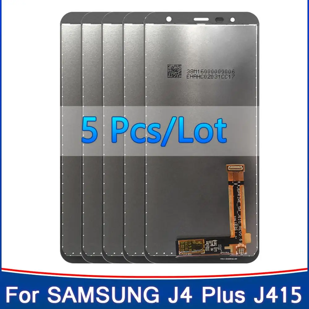 ЖК дисплей для Samsung Galaxy J4 + J415 SM J415F J415FN с сенсорным экраном в сборе plus экран