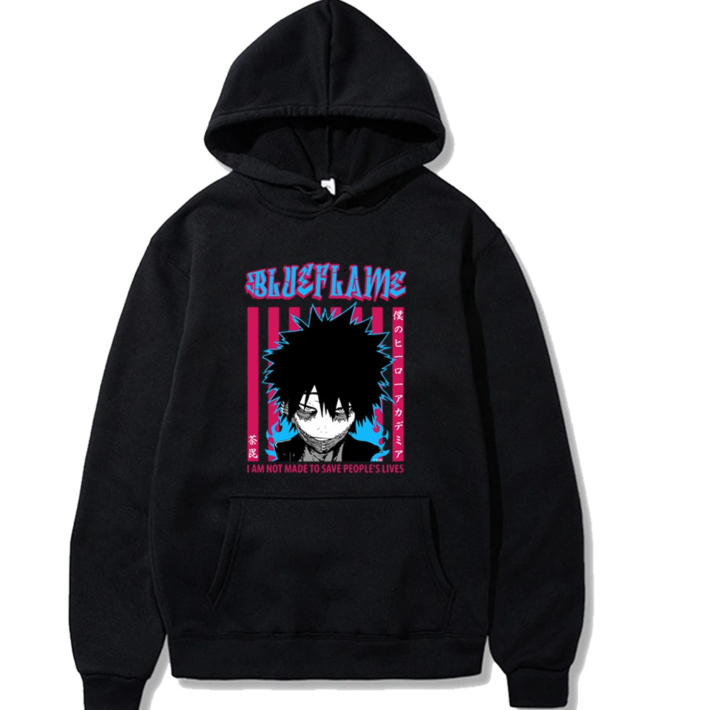 

Women Hoodies My Hero Academia Women Pullovers Hoodies Sweatshirts Dabi Print Anime Hoody Streetwear Tops
