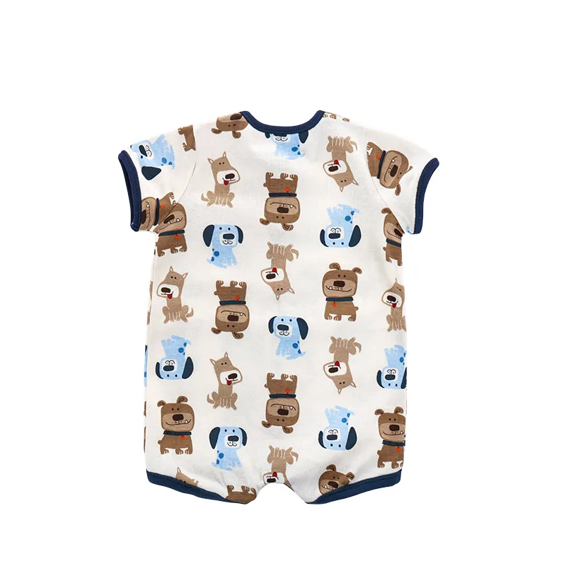 2021 дешевая детская одежда с коротким рукавом цельная летняя унисекс комбинезон