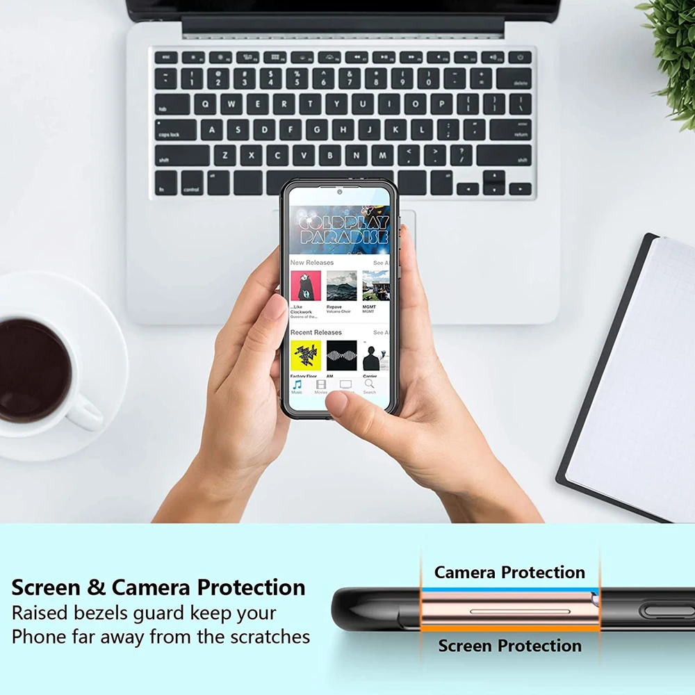 2 in 1 shockproof etui for samsung galaxy s 21 5g 2021 crystal case full protect phone shell for samsung s21 bumper cover coque free global shipping