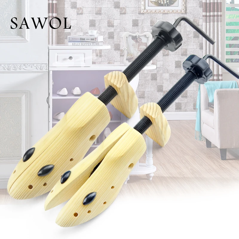 Дерево для обуви 1 пара деревянных туфель мужчин и женщин экспандер