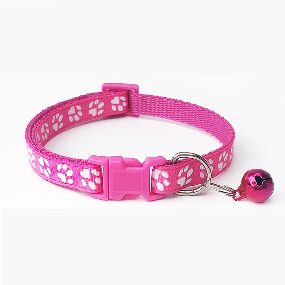 1 шт. милый ошейник для кошек Регулируемый питомцев с колокольчиком животных