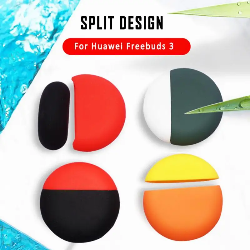 Силиконовый чехол для беспроводной Bluetooth-гарнитуры Huawei Freebuds 3 защитный наушников