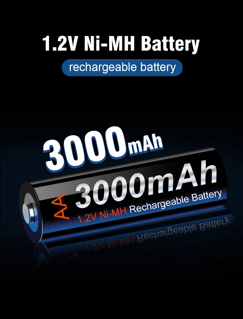 Аккумуляторная батарейка PALO AA 1 2 в NiMH для светильник Ной вспышки фонафонарь |