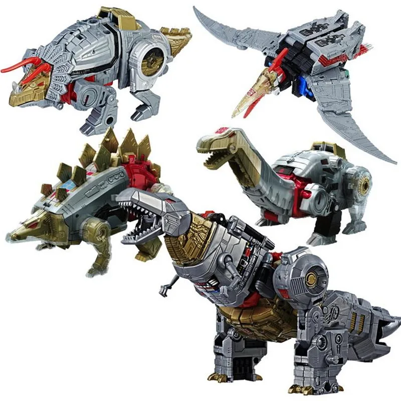 

2021 New Deformation Toy 5 In 1 Movable Doll Robot Toy Boy Classic Dinosaur Robot Deformation Model Kid Boy Toy