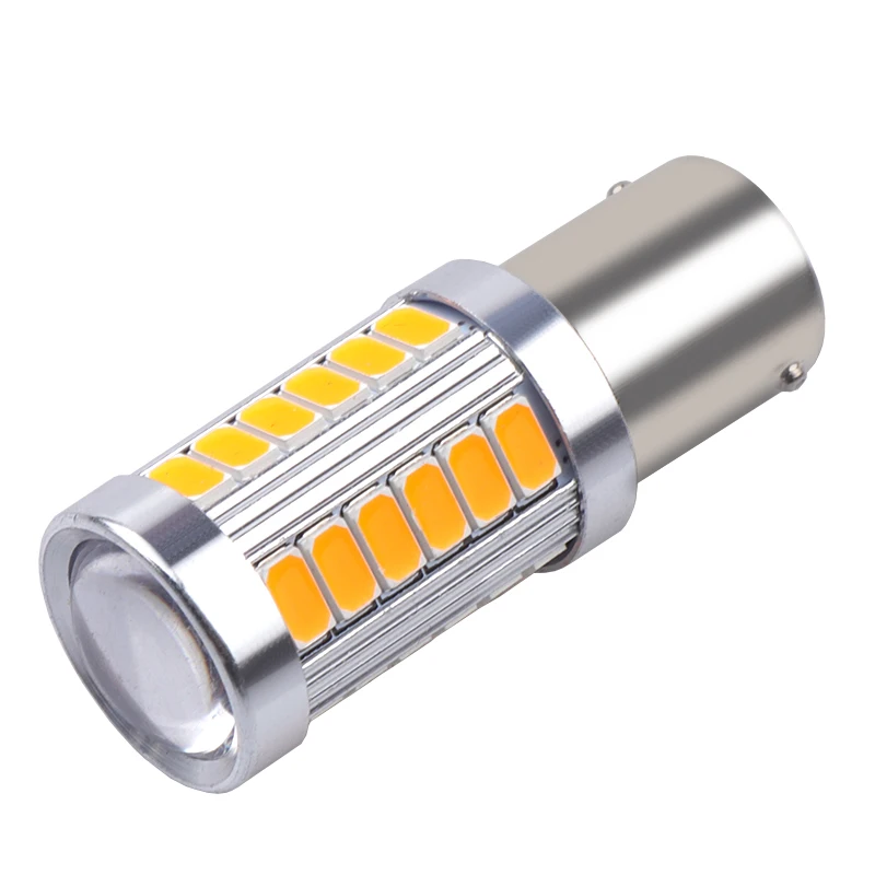 1 шт. 1156 P21W BA15S 33 SMD 5630 5730 Светодиодная Автомобильная резервная лампа стоп-сигнал