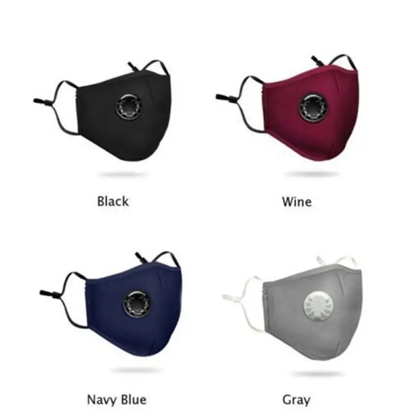 Маска для рта PM2.5 Пылезащитная маска с фильтром из активированного угля моющаяся