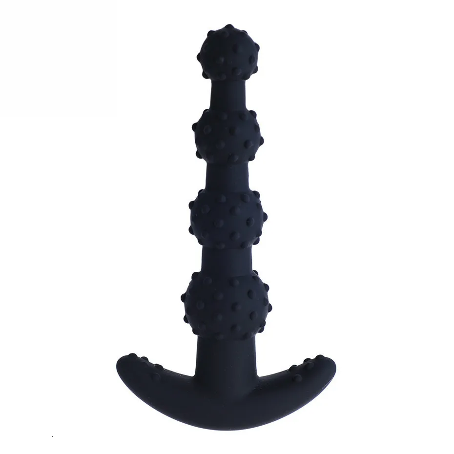5 дюймов Улучшенный силиконовый зонд для простаты Анальная пробка секс-игрушки