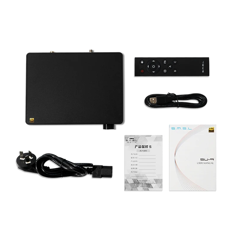 SMSL SU-9 MQA Audio DAC ES9038Pro XMOS DSD512 PCM768kHz32Bit Bluetooth 5 0 UAT LDAC USB сбалансированный выходной
