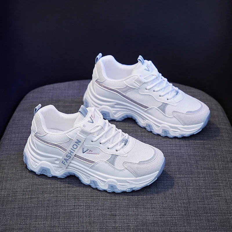 

Women's Shoes 2021 Breathable Sports Shoes Women Non-slip Platform Casual Sneakers Fashion Trainers Woman Flats Vulcanized Shoes