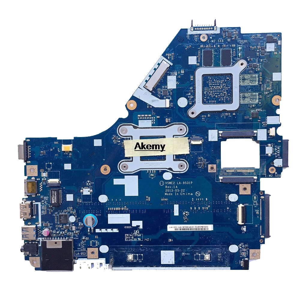 V5WE2 LA-9531P материнская плата для acer E1-572G E1-572 V5-561G материнская плата LA-9531P I7-4500 Процессор Тесты работы
