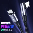 Кабель USB Type-CUSB Type-C, 100 Вт, 4,0 PD, 5A, USB-C, для Samsung S10, S20, MacBook Pro, iPad