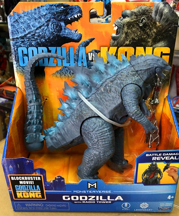 

Godzilla Vs. Kong 2021 Monsterverse Movie Series 6-Inch Action Figure: Godzilla with Radio Tower Gift To Kids