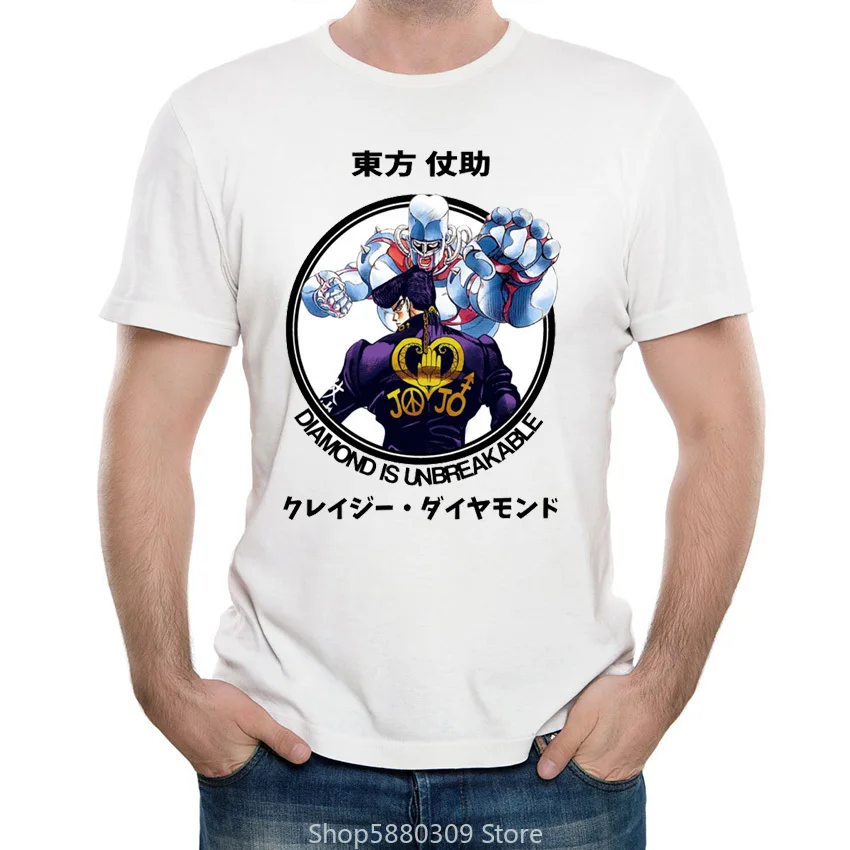 JoJo Bizarre Adventure T Shirt Design Manga Anime T-shirt Cool Novelty Funny Style Men Printed Fashion Tee | Мужская одежда