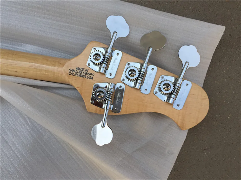 Китайский заводской товар 4-струнная белая сабля бас-гитара бесплатная доставка |