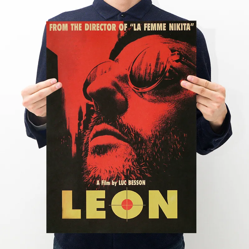 Настенные наклейки LEON профессиональный винтажный Ретро постер к фильму