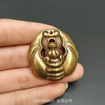 

Изысканная имитация латуни счастливый латунный кулон