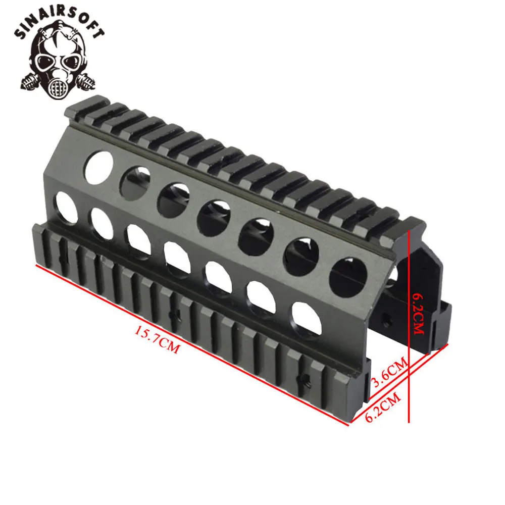 Sinairsoft Алюминиевый CNC M249 нижний и верхний кронштейн для крепления на руку 6 шт. RIS