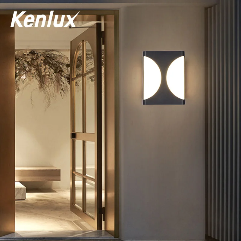 Kenlux 18 Вт наружный светодиодный настенный светильник пластиковый